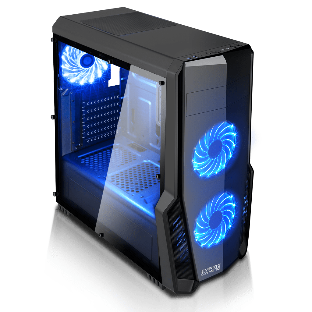EMPIRE GAMING - Boitier PC Gamer WareFare Noir - 3 Ventilateurs
