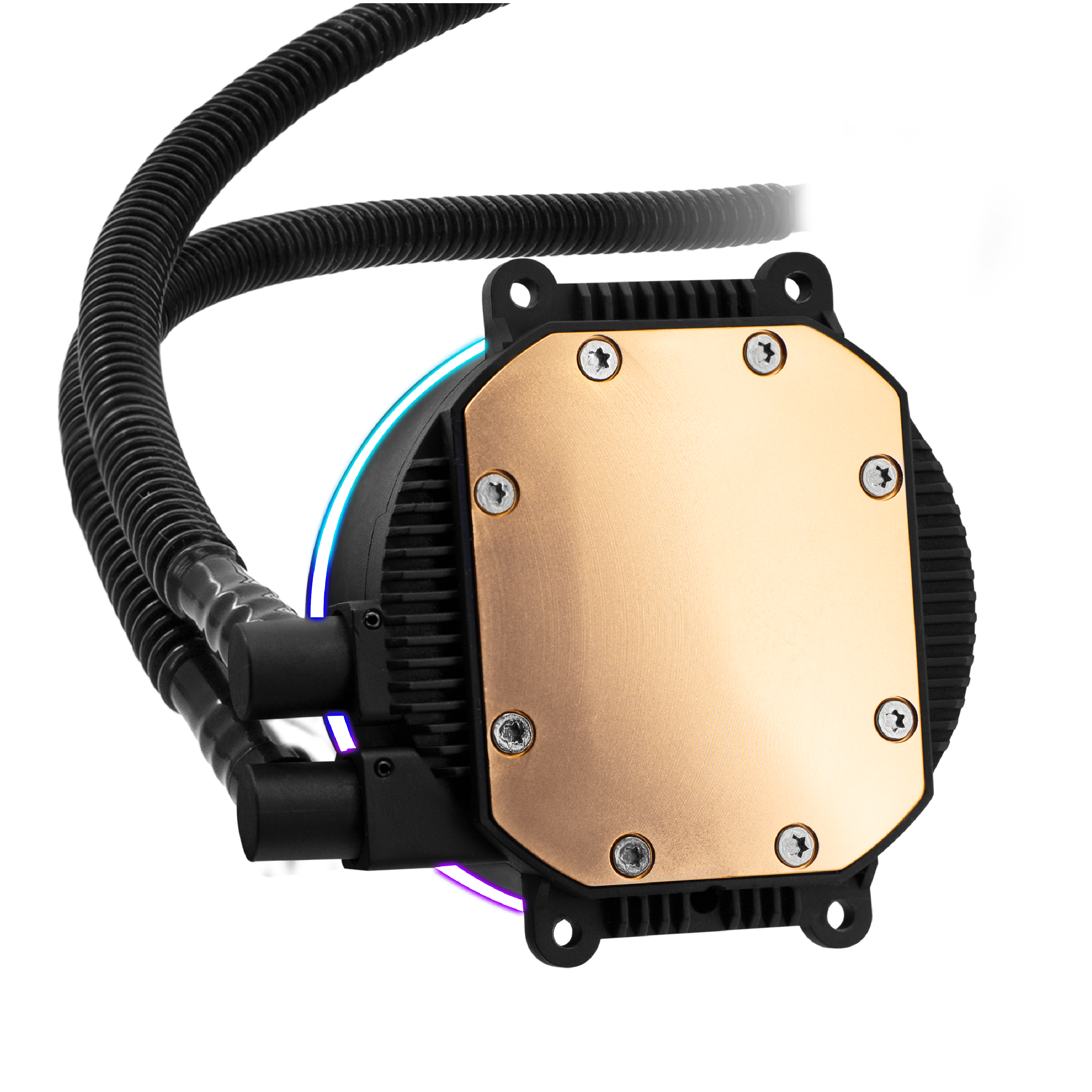 EMPIRE GAMING Guardian RGB Fan for PC Gamer Ventirad RGB Sync Addressable  CPU Cooler Quiet 4 Copper Heatpipes, Intel and AMD S-V100