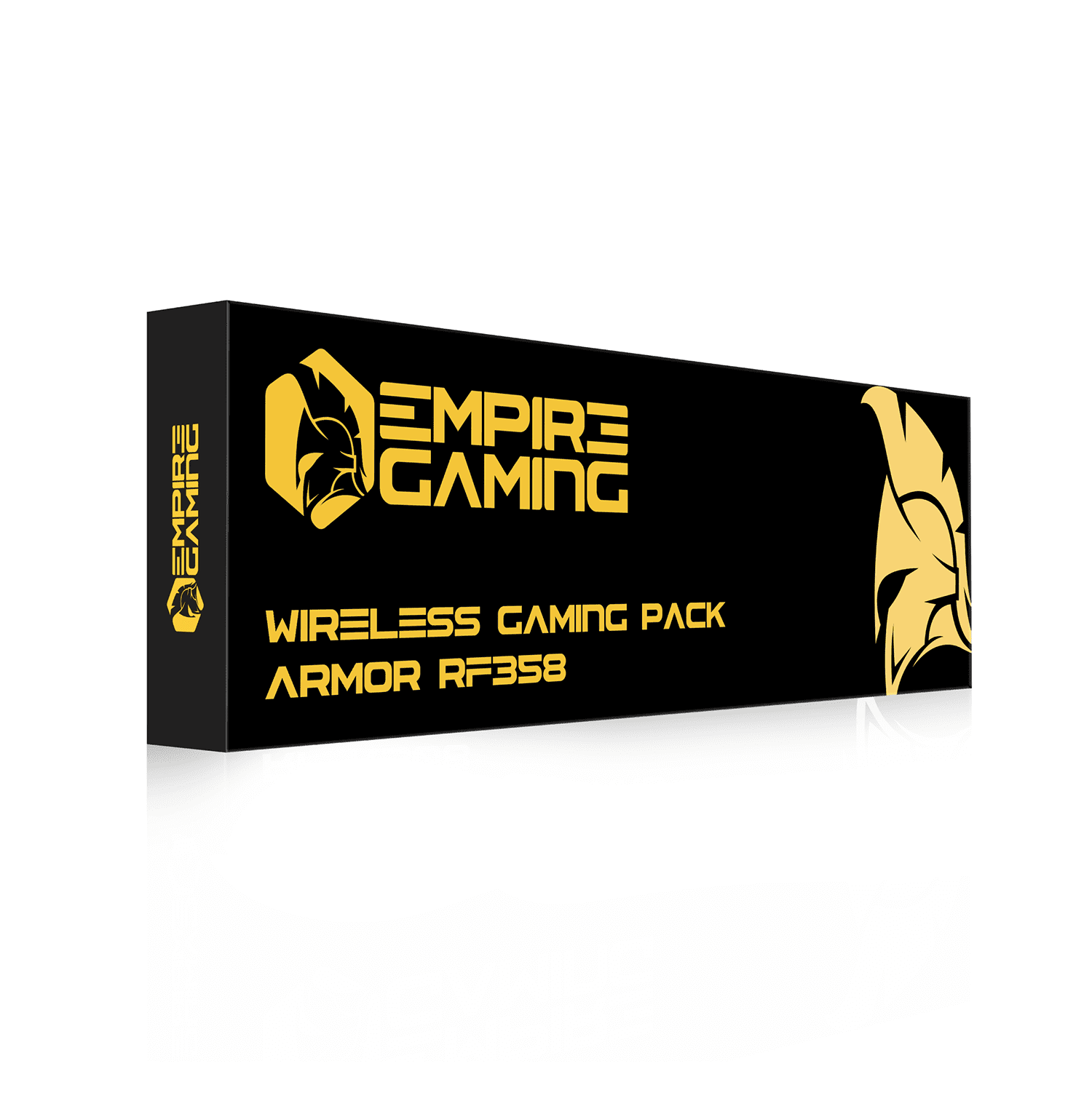 Empire Gaming - Pack Armor RF358 Sans File - Clavier Gaming Wireless 2.4  GHz AZERTY (Layout Français) RGB - Souris Gamer Sans Fil 2400 DPI - Tapis  de